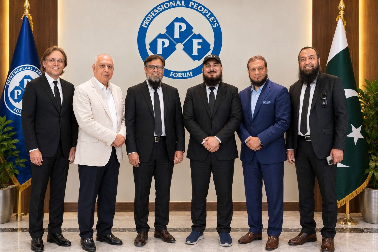 Delegation at PPF headquarters