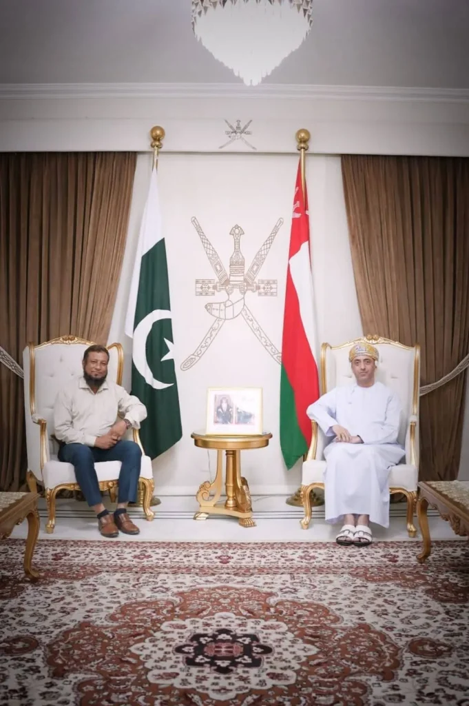 A pleasure meeting with H.E. Engr. Sami Abdullah Al-Khanjari Consul General of Sultanate Oman in Karachi