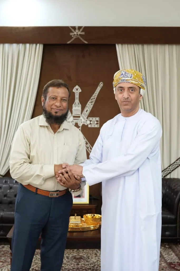 A pleasure meeting with H.E. Engr. Sami Abdullah Al-Khanjari Consul General of Sultanate Oman in Karachi