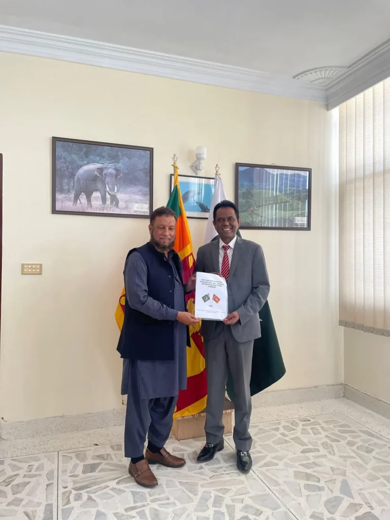 Meeting with Consul General of Sri Lanka in Karachi H.E. Mr. Jaghat Abewarny