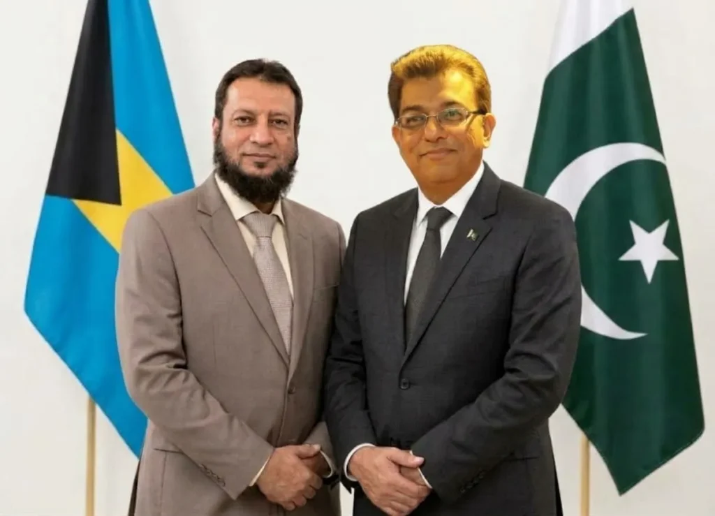 Meeting with Honorary Consul General of Bahamas in Karachi H.E. Mr. Asad Ur Rehman Khan