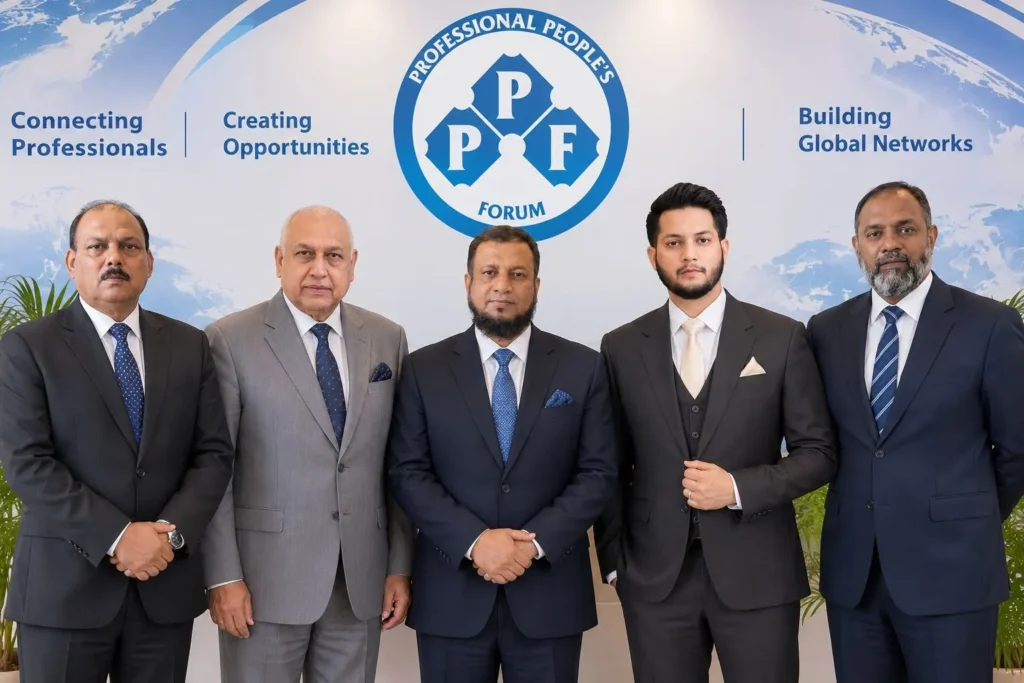 Delegation of distinguished business leaders at PPF Head Quarters